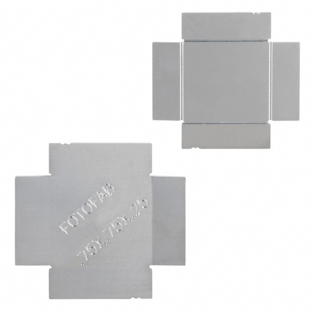 0.75 X 0.75 X 0.25 Fotofab LLC  HF-Abschirmungen